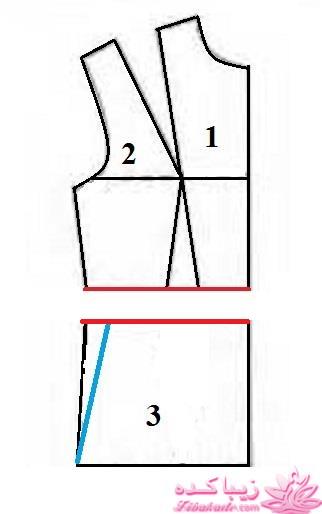 آموزش دوخت لباس مجلسی