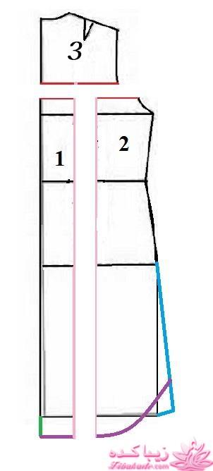 آموزش دوخت مانتو