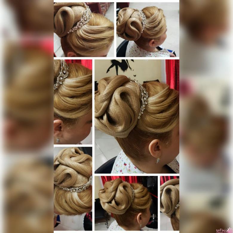 مدل انواع شینیون های جدید/مجلسی/ زنانه/کودکانه