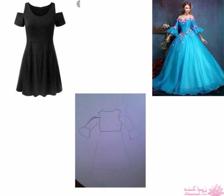 آموزش دوخت لباس مجلسی