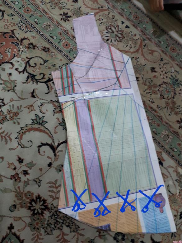 آموزش دوخت لباس مجلسی