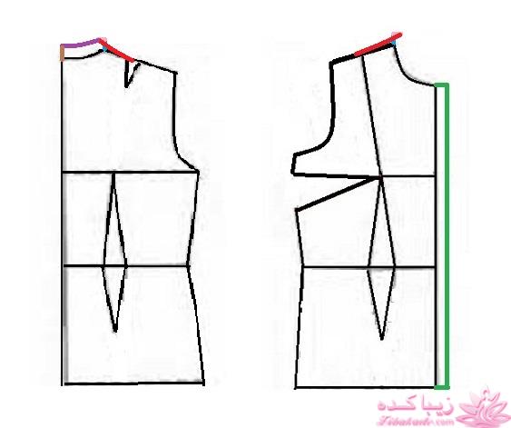 آموزش دوخت لباس مجلسی