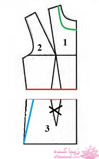 آموزش دوخت لباس مجلسی