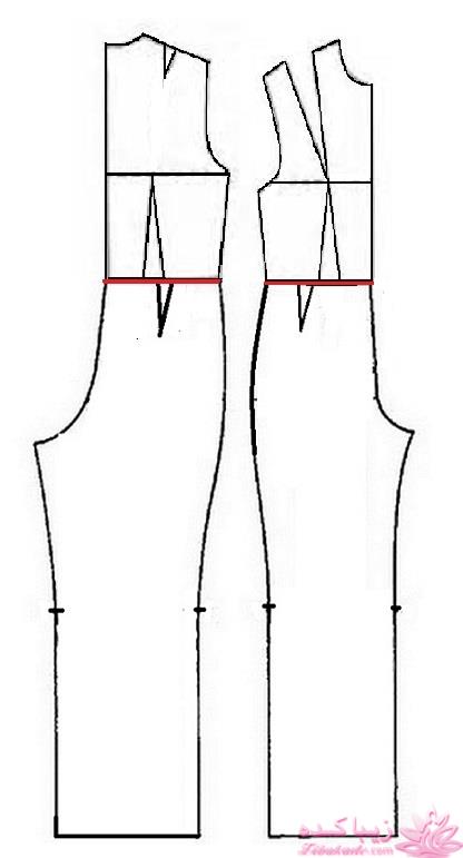 آموزش دوخت لباس مجلسی