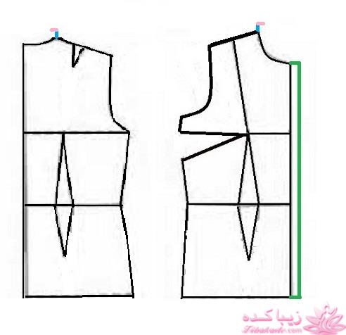 آموزش دوخت لباس مجلسی