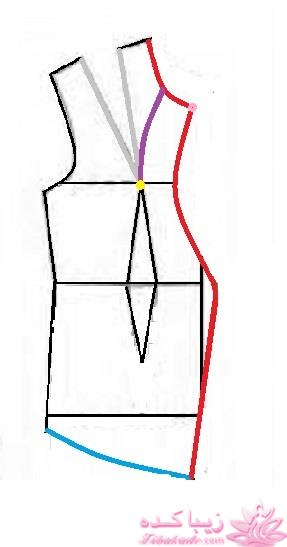 آموزش دوخت لباس مجلسی