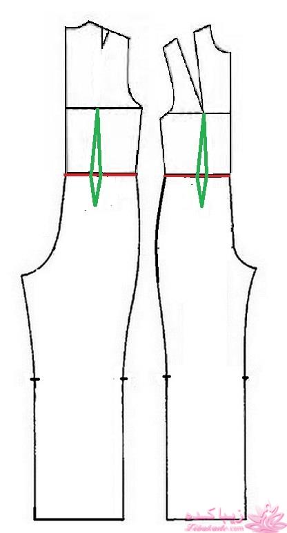 آموزش دوخت لباس مجلسی