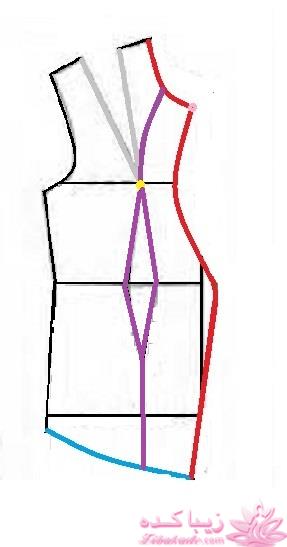 آموزش دوخت لباس مجلسی