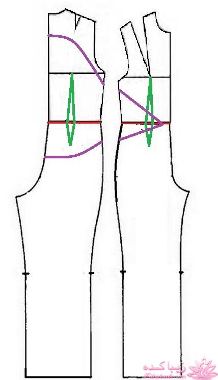 آموزش دوخت لباس مجلسی
