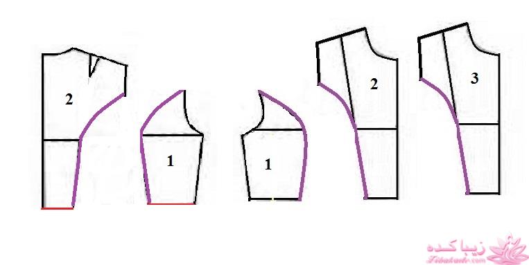 آموزش دوخت لباس مجلسی