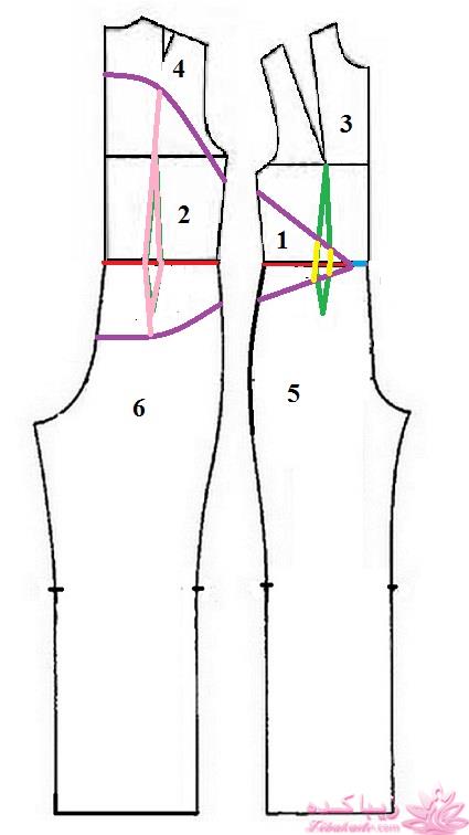آموزش دوخت لباس مجلسی