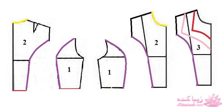 آموزش دوخت لباس مجلسی