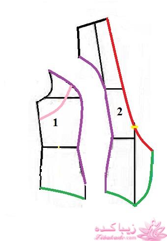 آموزش دوخت لباس مجلسی