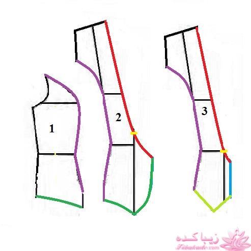 آموزش دوخت لباس مجلسی