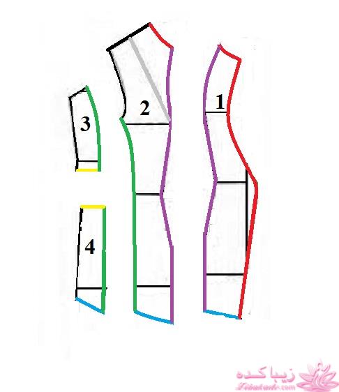 آموزش دوخت لباس مجلسی