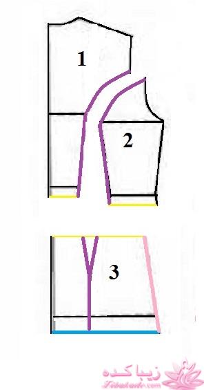آموزش دوخت لباس مجلسی