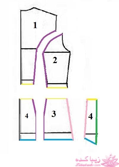 آموزش دوخت لباس مجلسی
