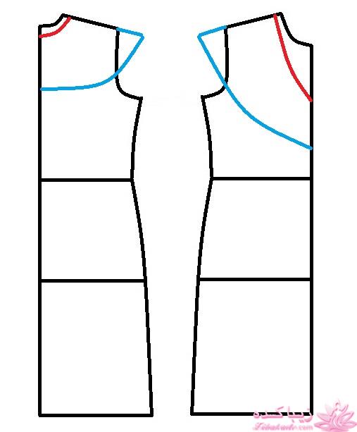 آموزش دوخت لباس مجلسی