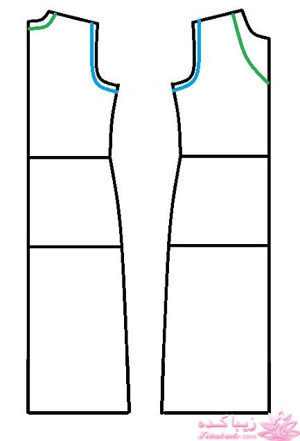 آموزش دوخت لباس مجلسی