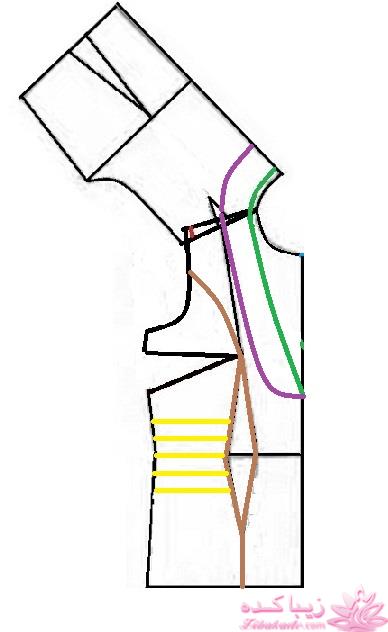 آموزش دوخت لباس مجلسی
