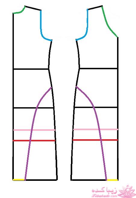 آموزش دوخت لباس مجلسی