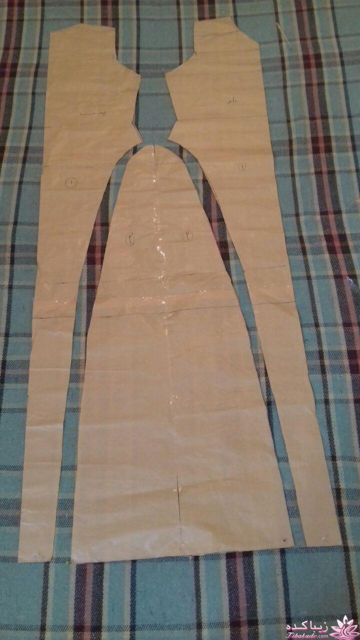 آموزش دوخت لباس مجلسی