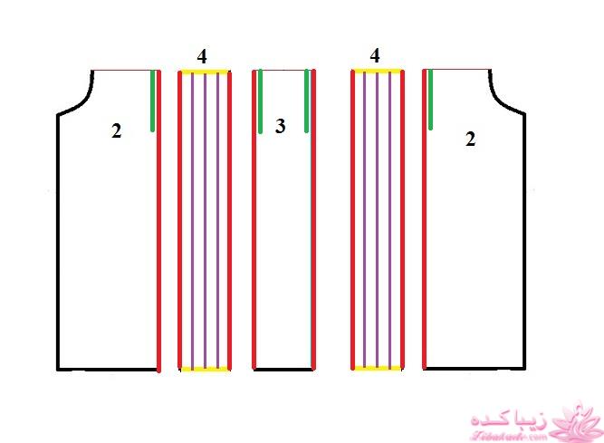 آموزش خیاطی لباس کودک