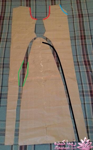 آموزش دوخت لباس مجلسی