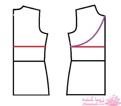 آموزش دوخت لباس مجلسی