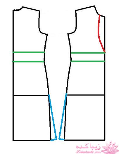 آموزش دوخت لباس مجلسی