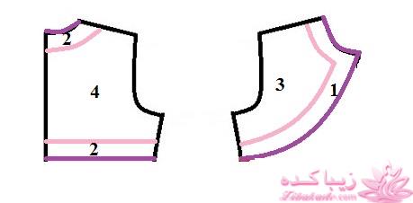 آموزش دوخت لباس مجلسی