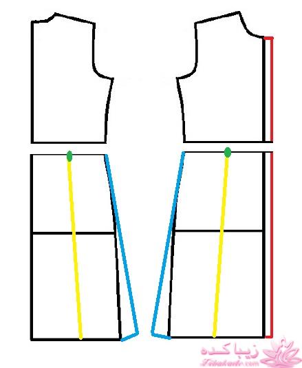 آموزش خیاطی لباس کودک