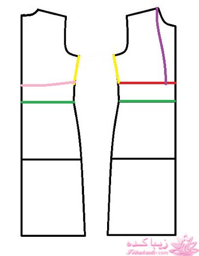 آموزش دوخت لباس مجلسی