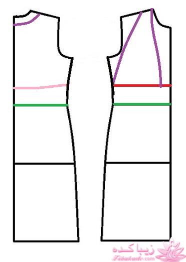 آموزش دوخت لباس مجلسی