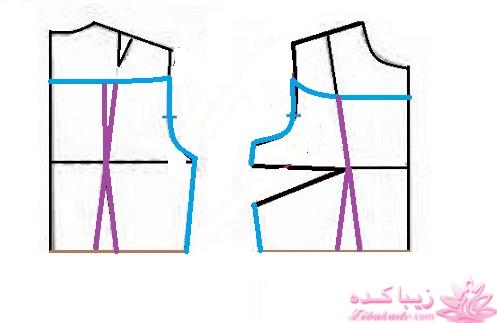 آموزش دوخت لباس مجلسی