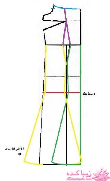 آموزش دوخت لباس مجلسی