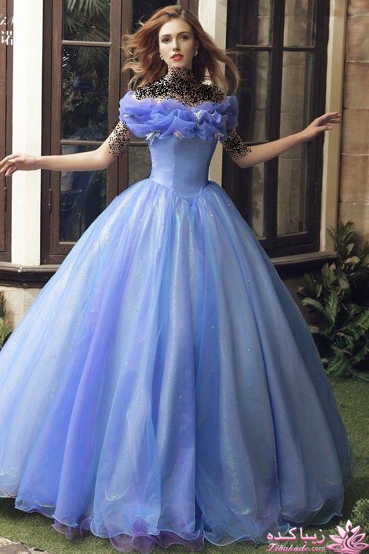  لباس پرنسسی زیبا2018