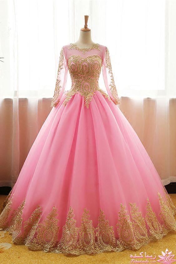  لباس پرنسسی زیبا2018