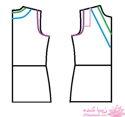 آموزش دوخت لباس مجلسی