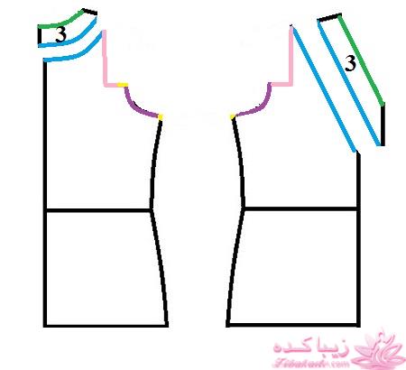 آموزش دوخت لباس مجلسی