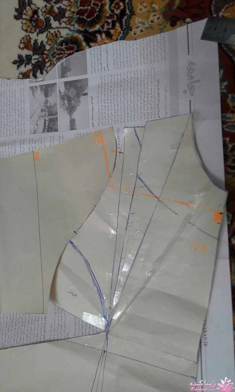 آموزش دوخت لباس مجلسی