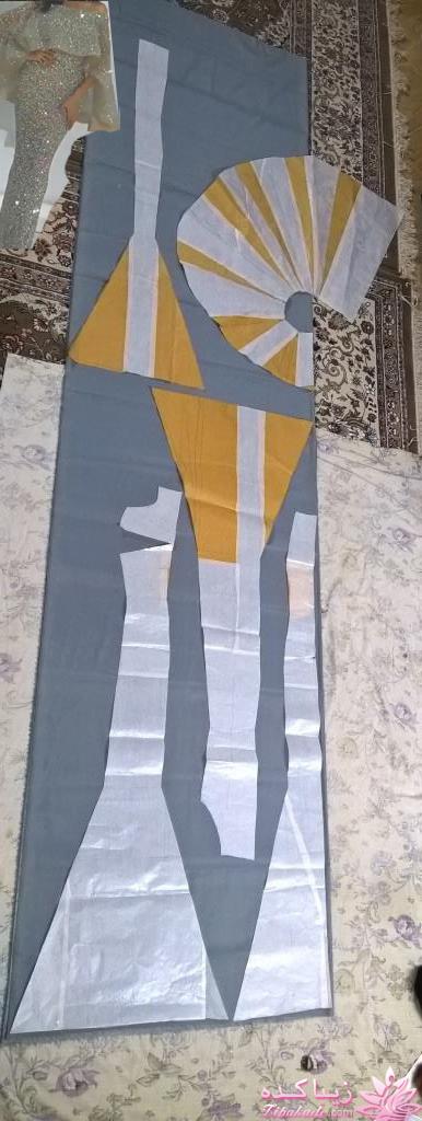 آموزش دوخت لباس مجلسی