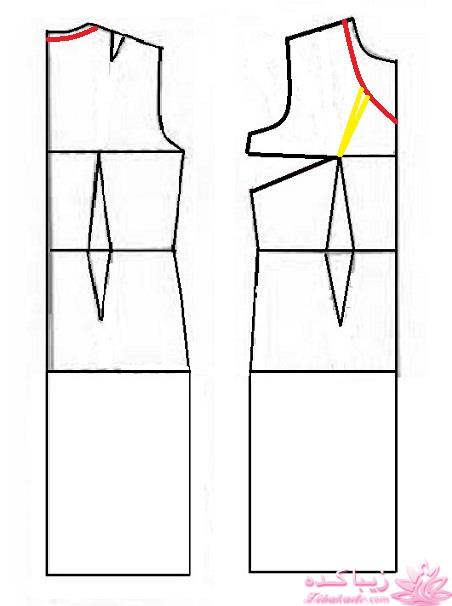 آموزش دوخت لباس مجلسی
