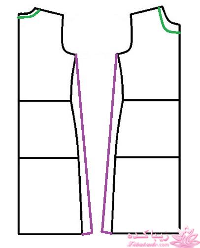 آموزش دوخت لباس مجلسی