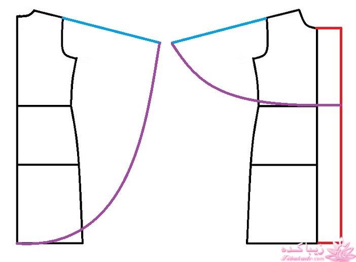 آموزش دوخت مانتو