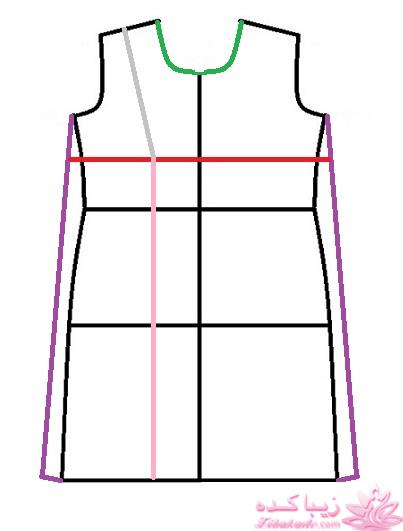 آموزش دوخت لباس مجلسی