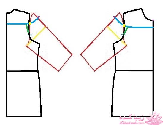آموزش دوخت لباس مجلسی