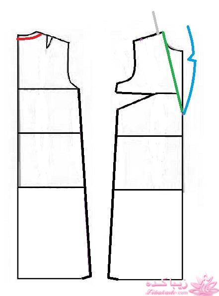 آموزش دوخت مانتو