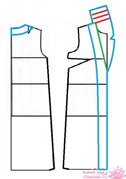 آموزش دوخت مانتو