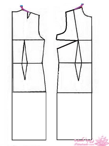 آموزش دوخت لباس مجلسی